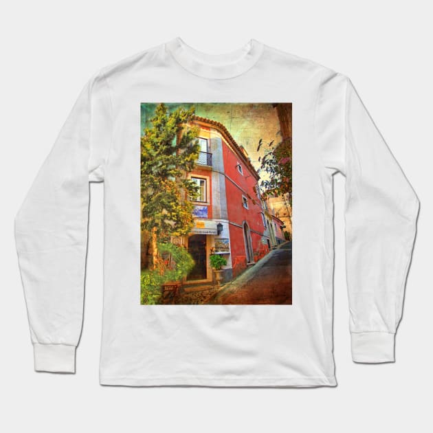 Sintra. Lord Byron Café Long Sleeve T-Shirt by terezadelpilar